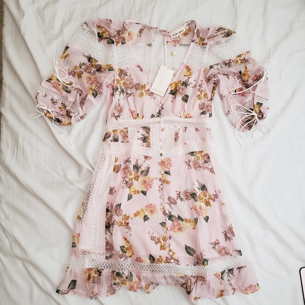 Sold For Love & Lemons Isadora dress NWT - Picture 3 of 5
